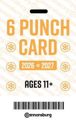 Adult 6 Punch Card