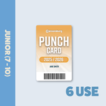 6 Use Punch Card- Junior (7-10yrs)