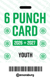 Junior 6 Punch Card