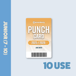 10 Use Punch Card- Junior (7-10yrs)